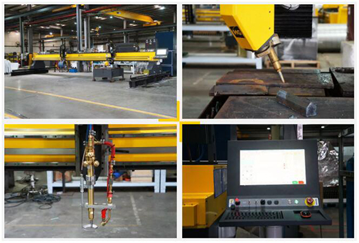 上Ｗ鹆比松褪遣10米超长跨距无限回转数控坡口切割机